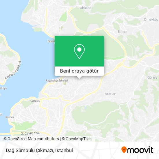 Dağ Sümbülü Çıkmazı harita
