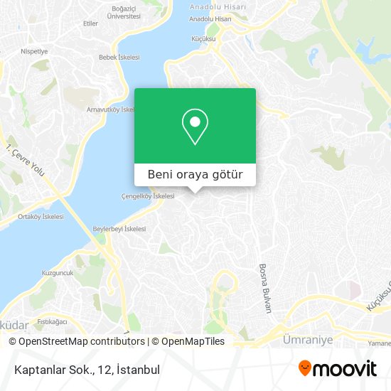 Kaptanlar Sok., 12 harita