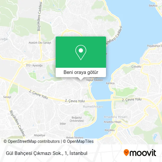 Gül Bahçesi Çıkmazı Sok., 1 harita