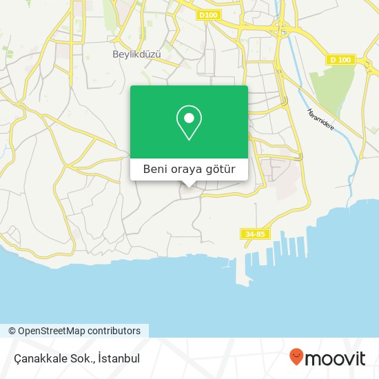 Çanakkale Sok. harita