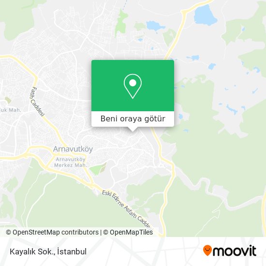 Kayalık Sok. harita