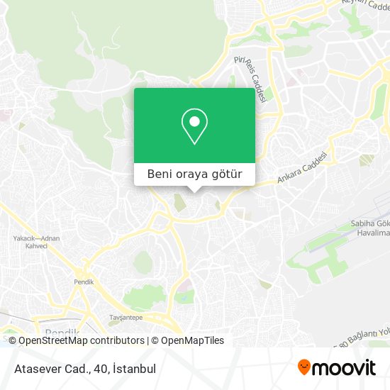 Atasever Cad., 40 harita