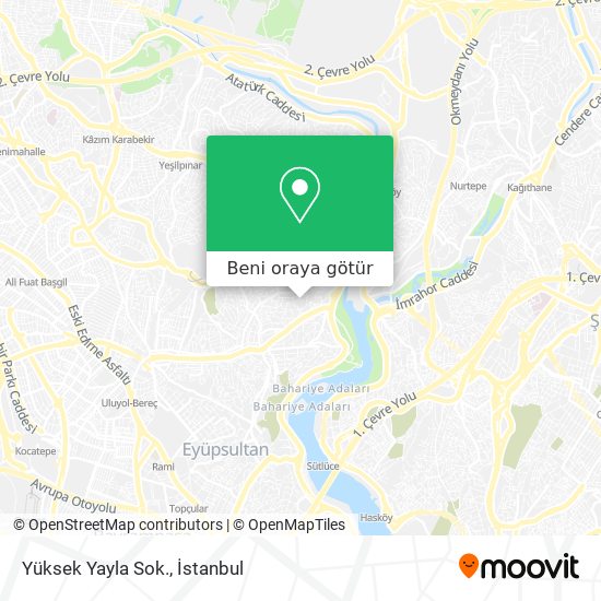 Yüksek Yayla Sok. harita