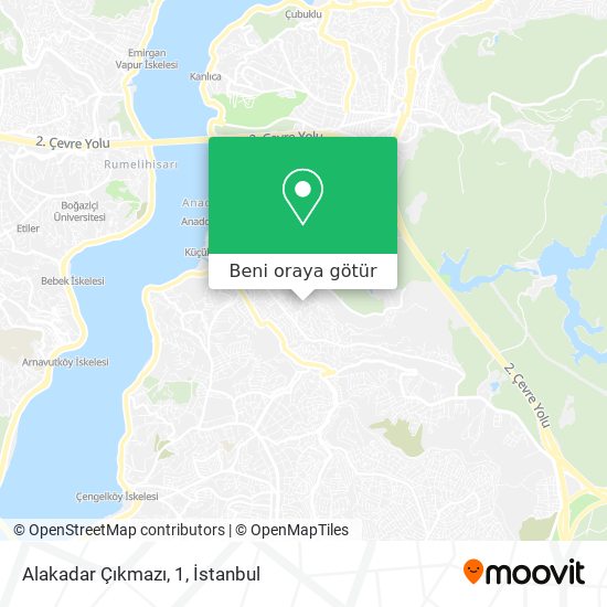 Alakadar Çıkmazı, 1 harita