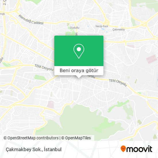 Çakmakbey Sok. harita