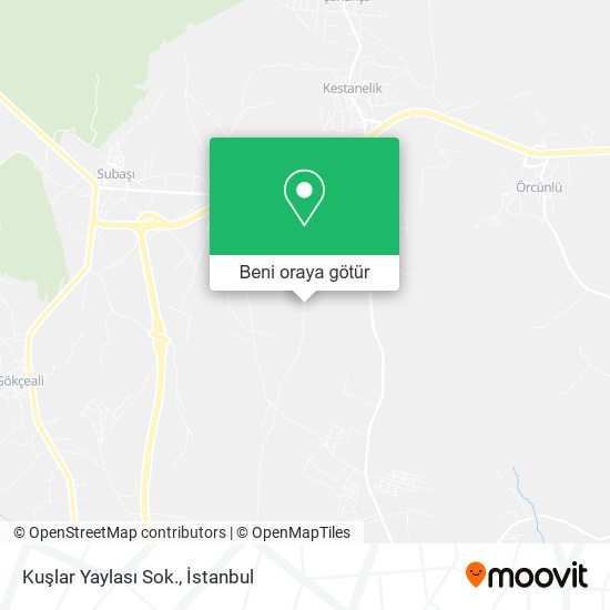 Kuşlar Yaylası Sok. harita