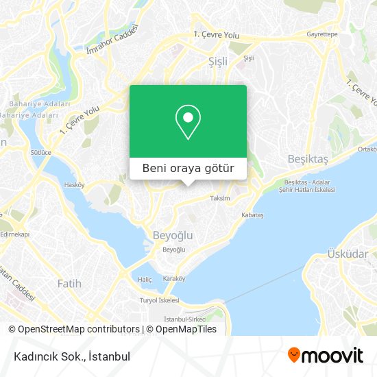 Kadıncık Sok. harita