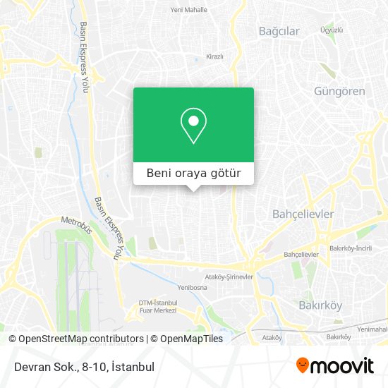 Devran Sok., 8-10 harita