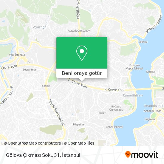 Gölova Çıkmazı Sok., 31 harita