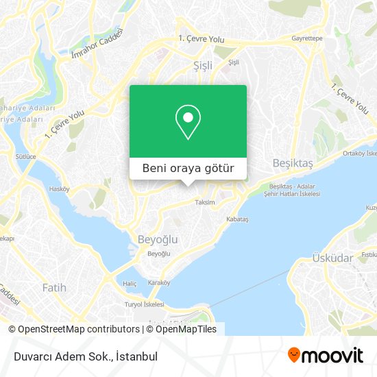 Duvarcı Adem Sok. harita
