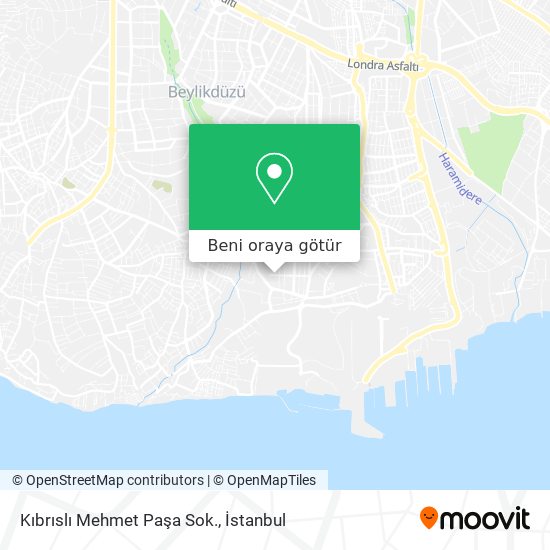 Kıbrıslı Mehmet Paşa Sok. harita