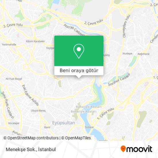 Menekşe Sok. harita