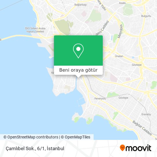 Çamlıbel Sok., 6/1 harita