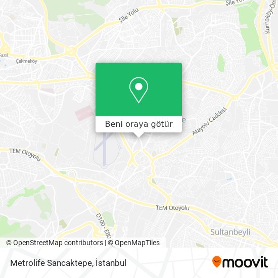 Metrolife Sancaktepe harita