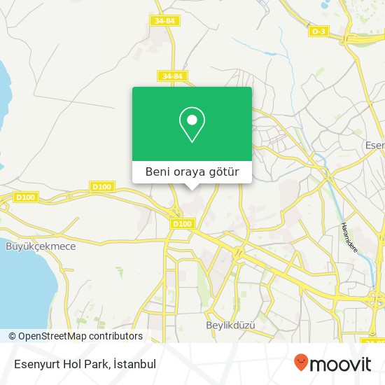Esenyurt Hol Park harita