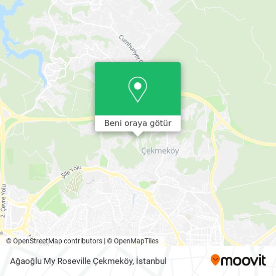 Ağaoğlu My Roseville Çekmeköy harita