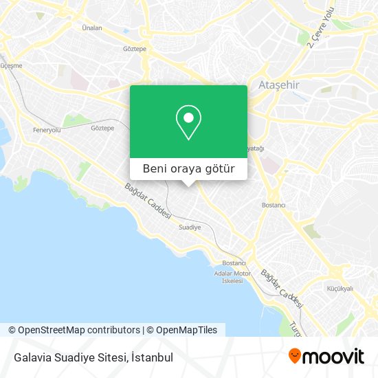 Galavia Suadiye Sitesi harita