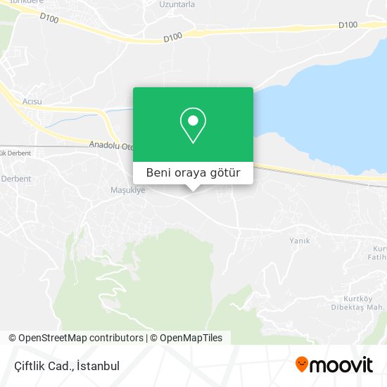 Çiftlik Cad. harita