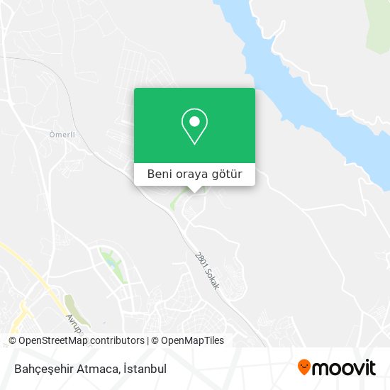 Bahçeşehir Atmaca harita