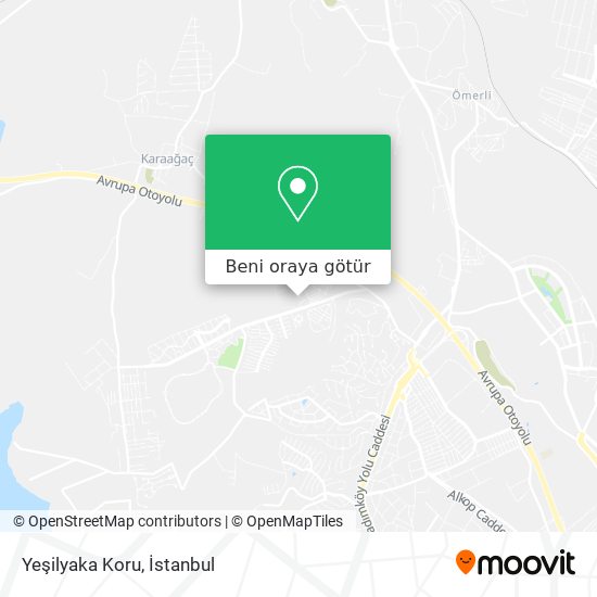 Yeşilyaka Koru harita