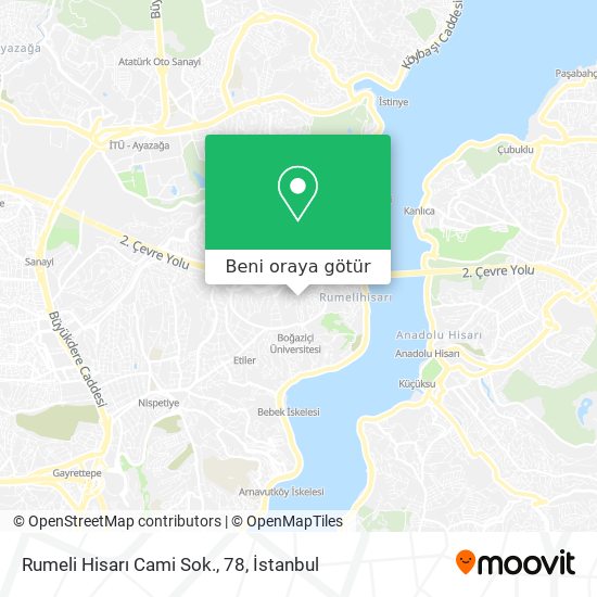 Rumeli Hisarı Cami Sok., 78 harita