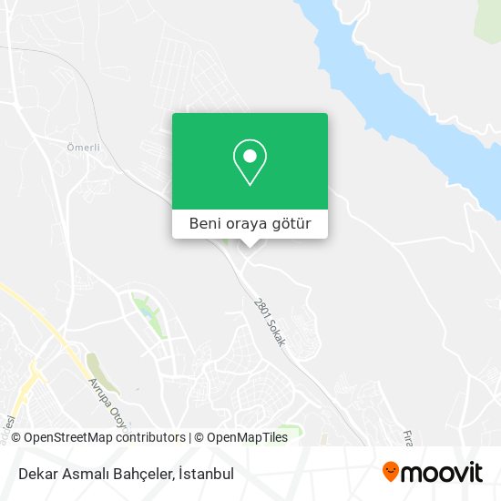 Dekar Asmalı Bahçeler harita