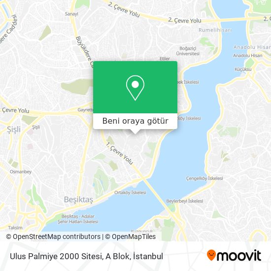 Ulus Palmiye 2000 Sitesi, A Blok harita