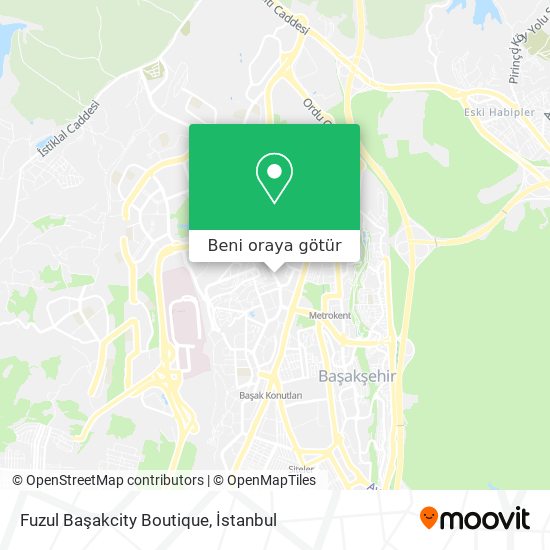 Fuzul Başakcity Boutique harita