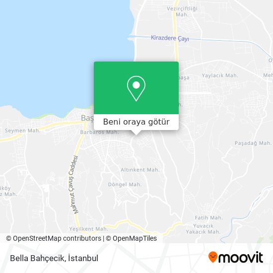 Bella Bahçecik harita