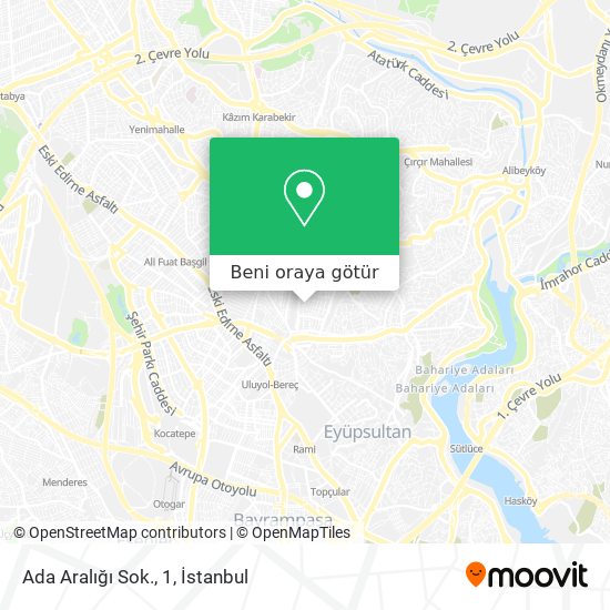 Ada Aralığı Sok., 1 harita