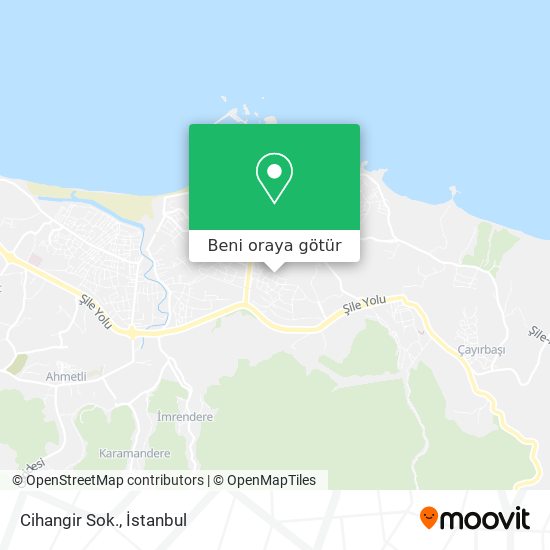 Cihangir Sok. harita