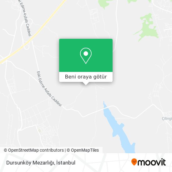 Dursunköy Mezarlığı harita