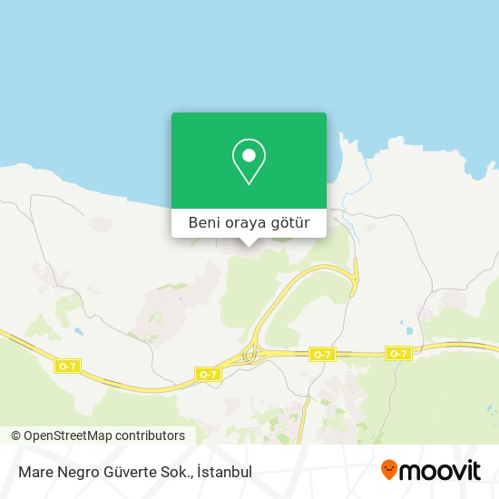 Mare Negro Güverte Sok. harita