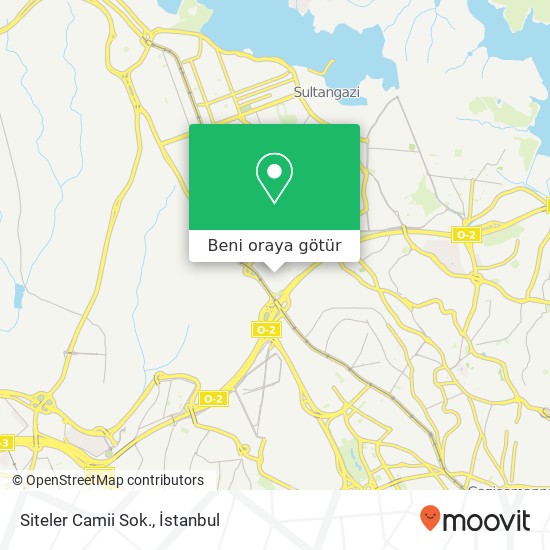 Siteler Camii Sok. harita