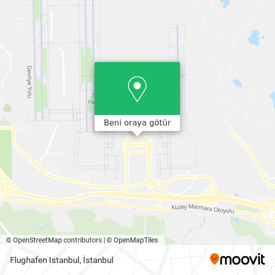 Flughafen Istanbul harita
