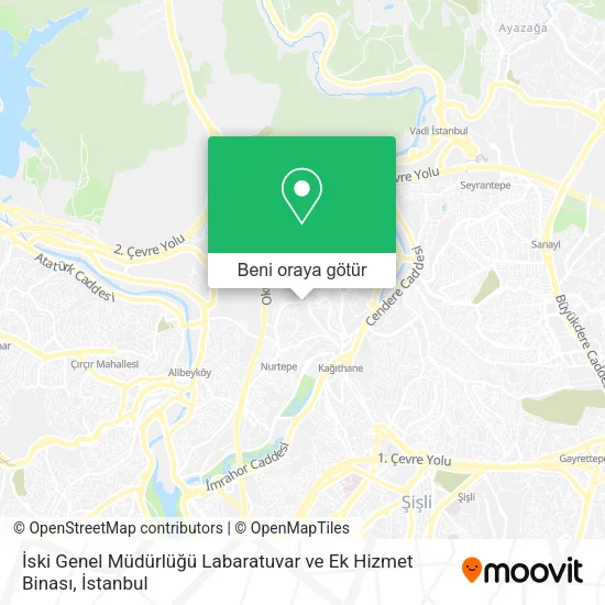 İski Genel Müdürlüğü Labaratuvar ve Ek Hizmet Binası harita