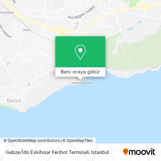 Gebze / İdo Eskihisar Feribot Terminali harita