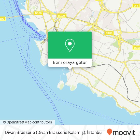 Divan Brasserie (Divan Brasserie Kalamış) harita