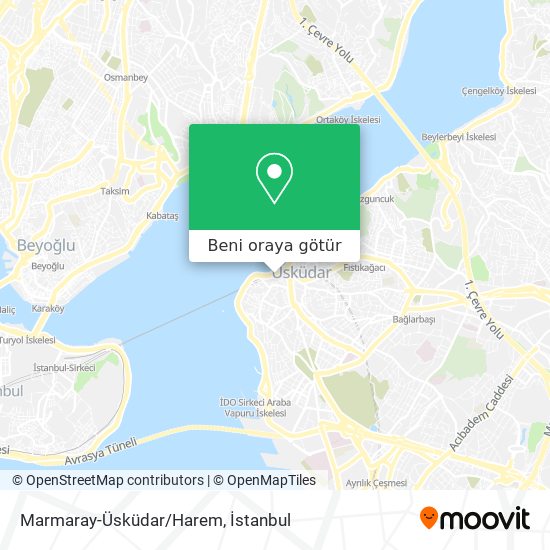 Marmaray-Üsküdar/Harem harita