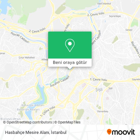 Hasbahçe Mesire Alanı harita