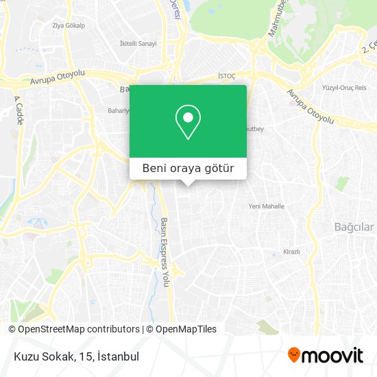 Kuzu Sokak, 15 harita