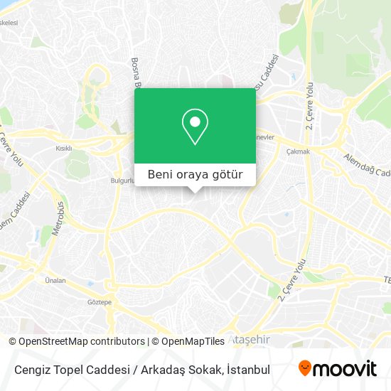 Cengiz Topel Caddesi / Arkadaş Sokak harita