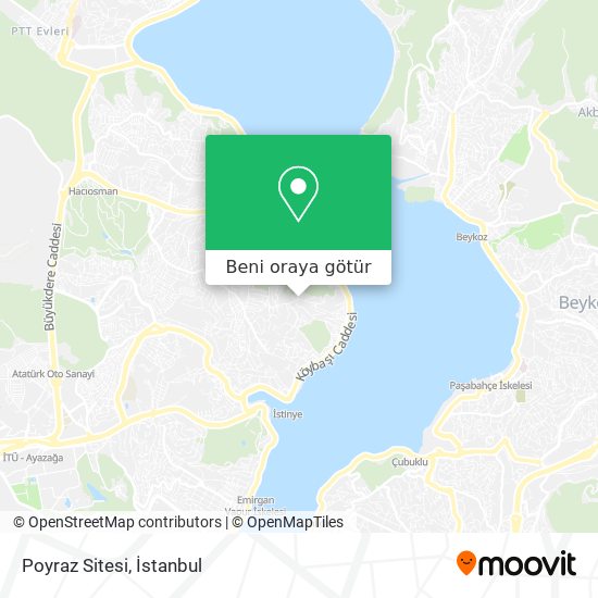 Poyraz Sitesi harita