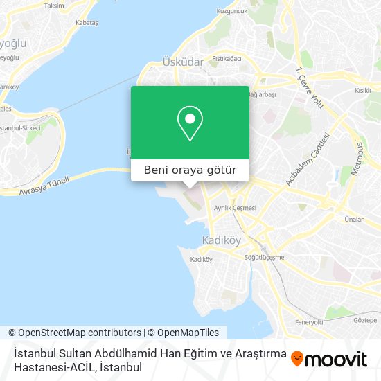 İstanbul Sultan Abdülhamid Han Eğitim ve Araştırma Hastanesi-ACİL harita