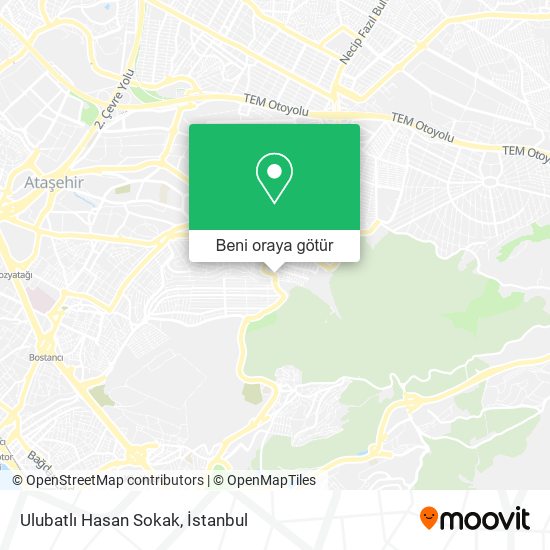 Ulubatlı Hasan Sokak harita