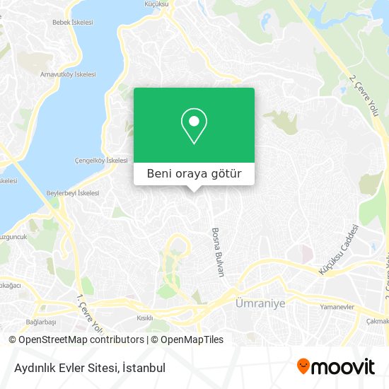 Aydınlık Evler Sitesi harita