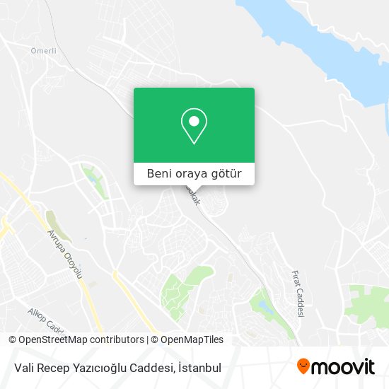 Vali Recep Yazıcıoğlu Caddesi harita