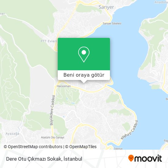 Dere Otu Çıkmazı Sokak harita