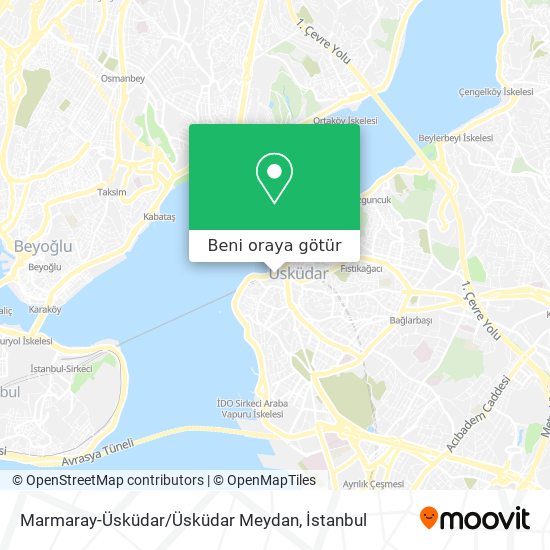 Marmaray-Üsküdar / Üsküdar Meydan harita