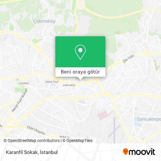Karanfil Sokak harita
